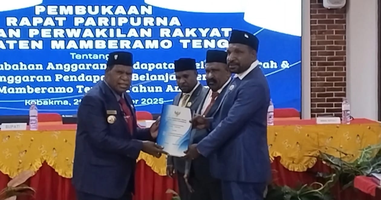 DPRK Mamteng Gelar Rapat Paripurna APBD-P Tahun 2025